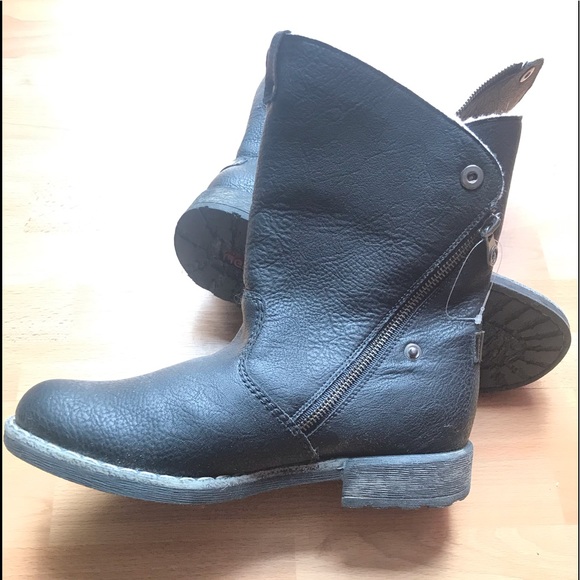 Women warm  lather boots - Picture 2 of 6